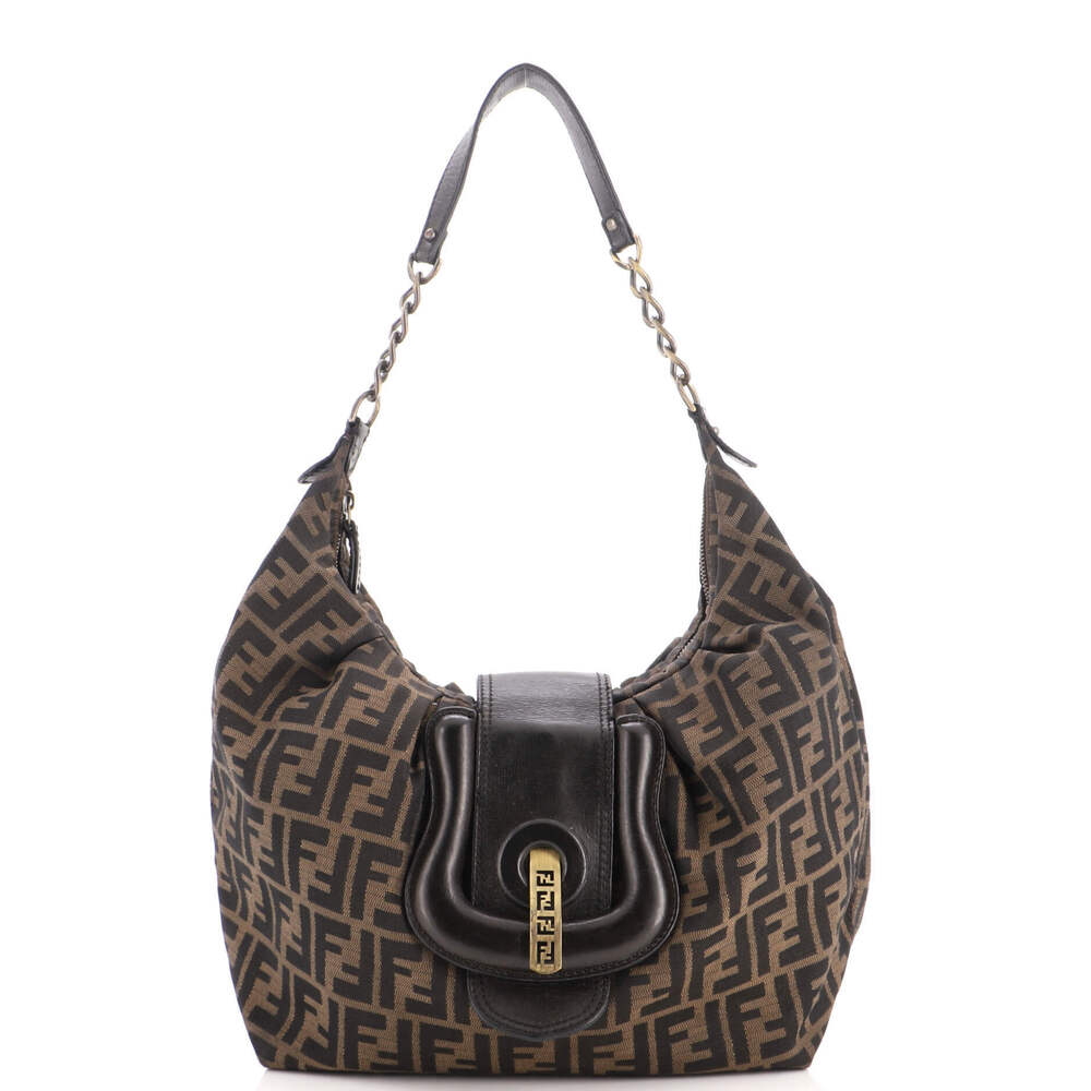 Fendi B. Bag Hobo Zucca Canvas